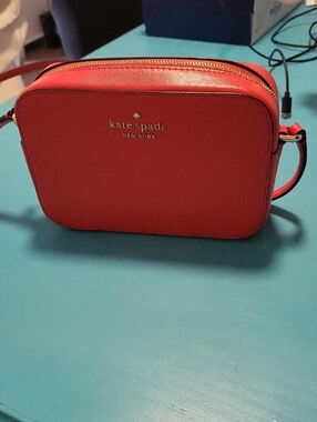 kate spade Gazpacho leather crossbody camera bag